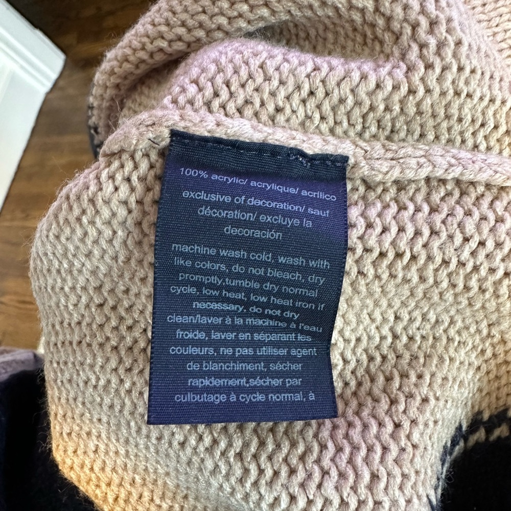 Tommy Hilfiger Turtleneck Multi Color-Block Trian… - image 5